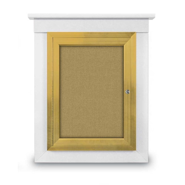 Sliding Glass Enclosed Letterboard, 72"x4